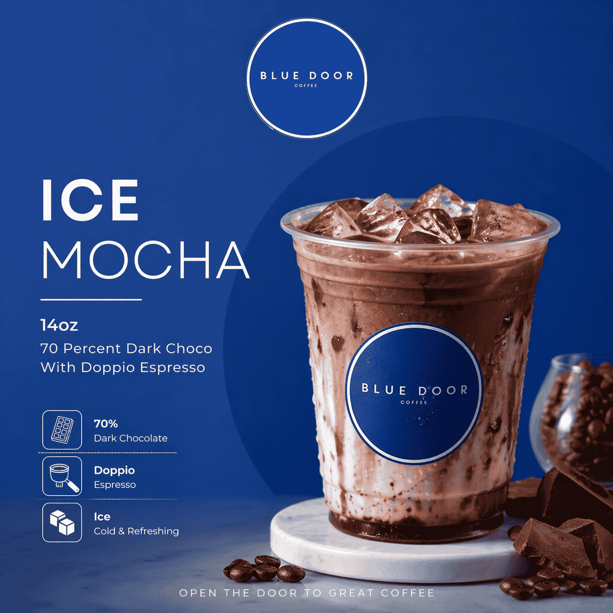 Ice Mocha Blue Door Coffee
